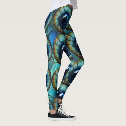 Blue Dragon Eye1 Leggings (Rechts)