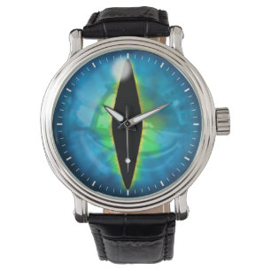 Blue Dragon Eye Horloge