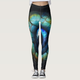 Blue Dragon Eye Leggings