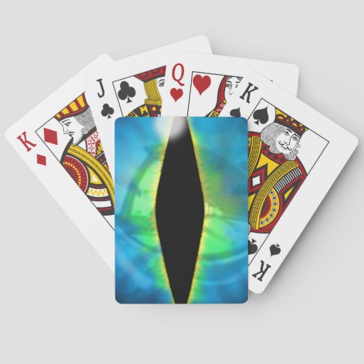 Blue Dragon Eye Pokerkaarten (Achterkant)