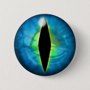 Blue Dragon Eye Ronde Button 5,7 Cm