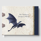 Blue Dragon Fantasy Wedding Gastenboek (Voorkant)