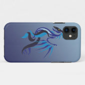 Blue Dragon Flame Case-Mate iPhone Case (Achterkant (horizontaal))