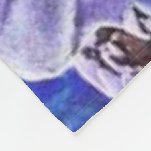 BLUE DRAGON FLEECE DEKEN (Hoek)