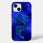 Blue Dragon gepersonaliseerd Case-Mate iPhone Case (Achterkant)
