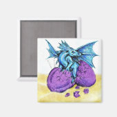 Blue Dragon Hatching Magneet (Voorkant / Achterkant)