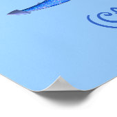 Blue Dragon Kinder Room Specialized Wall Poster (Hoek)