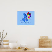 Blue Dragon Kinder Room Specialized Wall Poster (Keuken)
