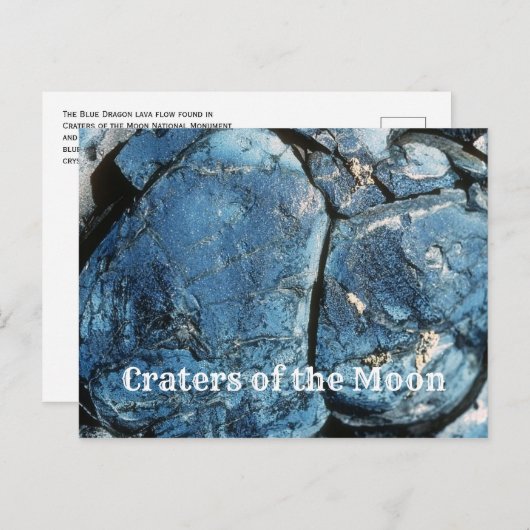 Blue Dragon Lava Flow, Craters of the Moon Briefkaart (Voorkant / Achterkant)