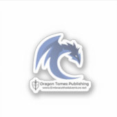 Blue Dragon Logo Sticker (Voorkant)