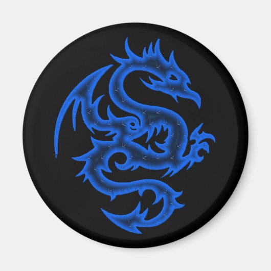 BLUE DRAGON MAGNEET (Voorkant)