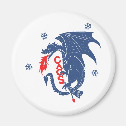 Blue Dragon Magnet (Voorkant)