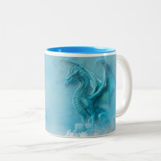 Blue Dragon-mok Tweekleurige Koffiemok (Voorkant rechts)