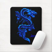 Blue Dragon Mousepad Muismat (Met muis)