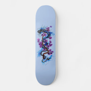 Blue Dragon Paars Blossom Persoonlijk Skateboard