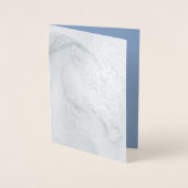 Blue Dragon Pastel Artwork Birthday Folie Kaarten (Voorkant)