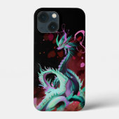 Blue Dragon Phone Case (Achterkant)