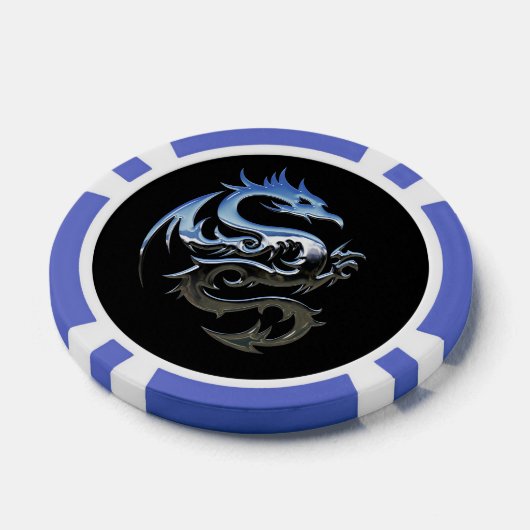 Blue Dragon Poker Chip (Enkel)