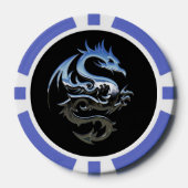 Blue Dragon Poker Chip (Voorkant)