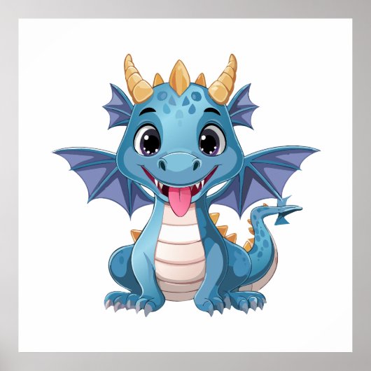 blue dragon poster (Voorkant)
