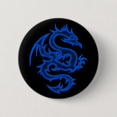 BLUE DRAGON RONDE BUTTON 5,7 CM (Voorkant)
