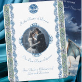 Blue Dragon RSVP Keltische bruiloft uitnodiging