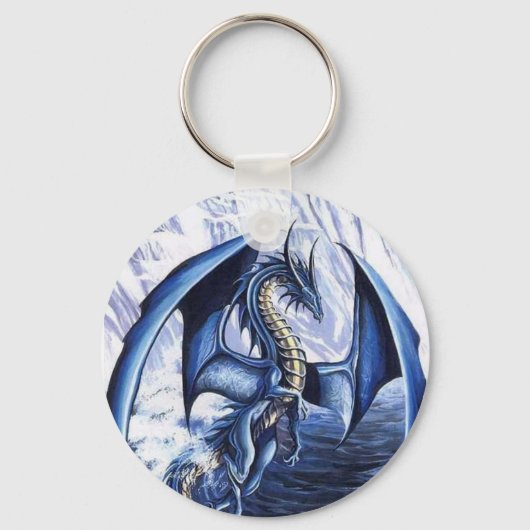 Blue Dragon Sleutelhanger (Voorkant)