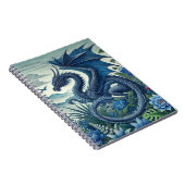 Blue Dragon Spiral Notitieboek | fantasiethema (Rechterzijde)