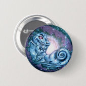 Blue Dragon Star Ronde Button 5,7 Cm (Voorkant /achterkant)