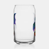 Blue Dragon Sunburst gitaarmuziek Blikvorm Glas (Rechts)