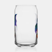 Blue Dragon Sunburst gitaarmuziek Blikvorm Glas (Links)