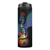 Blue Dragon Sunburst gitaarmuziek Thermosbeker (Voorkant)