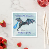 Blue Dragon verjaardagsfeestje Servet (Insitu)