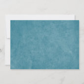 Blue Dragon vs T-Rex Silhouette Uitnodigingen (Achterkant)