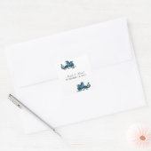 Blue Dragon Wedding Stickers (Envelop)
