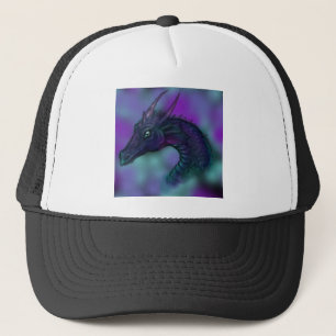 Blue Dragon Wyvern Drake Dragons Flying Wings Cute Trucker Pet