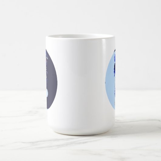 Blue Dragon YinYang Coffee Mok (Center)