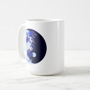 Blue Dragon YinYang Coffee Mok