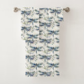 Blue Dragonflies Bad Handdoek (Insitu)