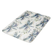 Blue Dragonflies Badmat (Gekanteld)