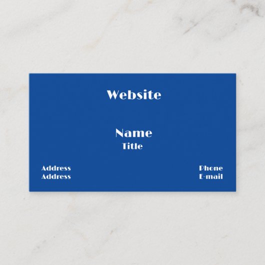 Blue Dragonflies Visitekaartjes (Voorkant)