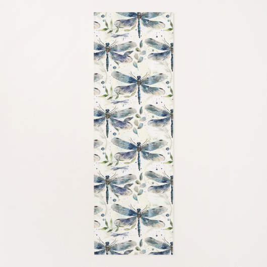 Blue Dragonflies Yogamat (Voorkant)