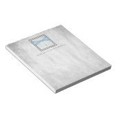 Blue Dragonfly - Aangepast Notitieblok (Schuin)