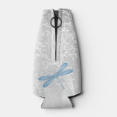 Blue Dragonfly - aangepaste flessenkoeler Flesjeskoeler (Achterkant)