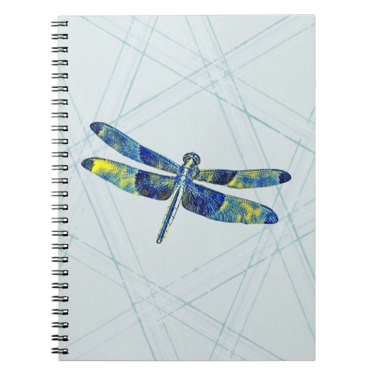 Blue Dragonfly Art Journal-Notitieboek Notitieboek (Voorkant)