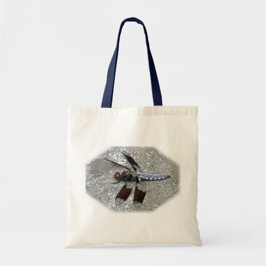 Blue Dragonfly Canvas tas (Voorkant)