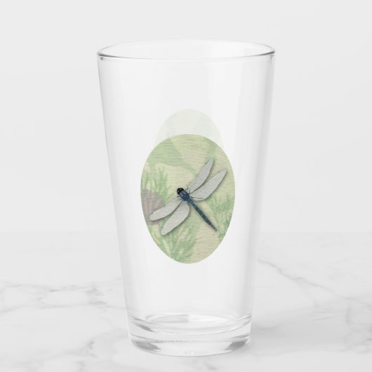 Blue Dragonfly Drink glas (Voorkant)
