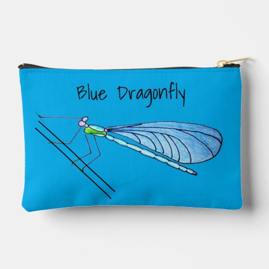 Blue Dragonfly  Etui (Achterkant)