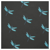 Blue Dragonfly Fabric Stof (Swatch)