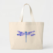 Blue Dragonfly Grote Tote Bag (Voorkant)